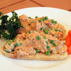 Creamed Salmon on Toast